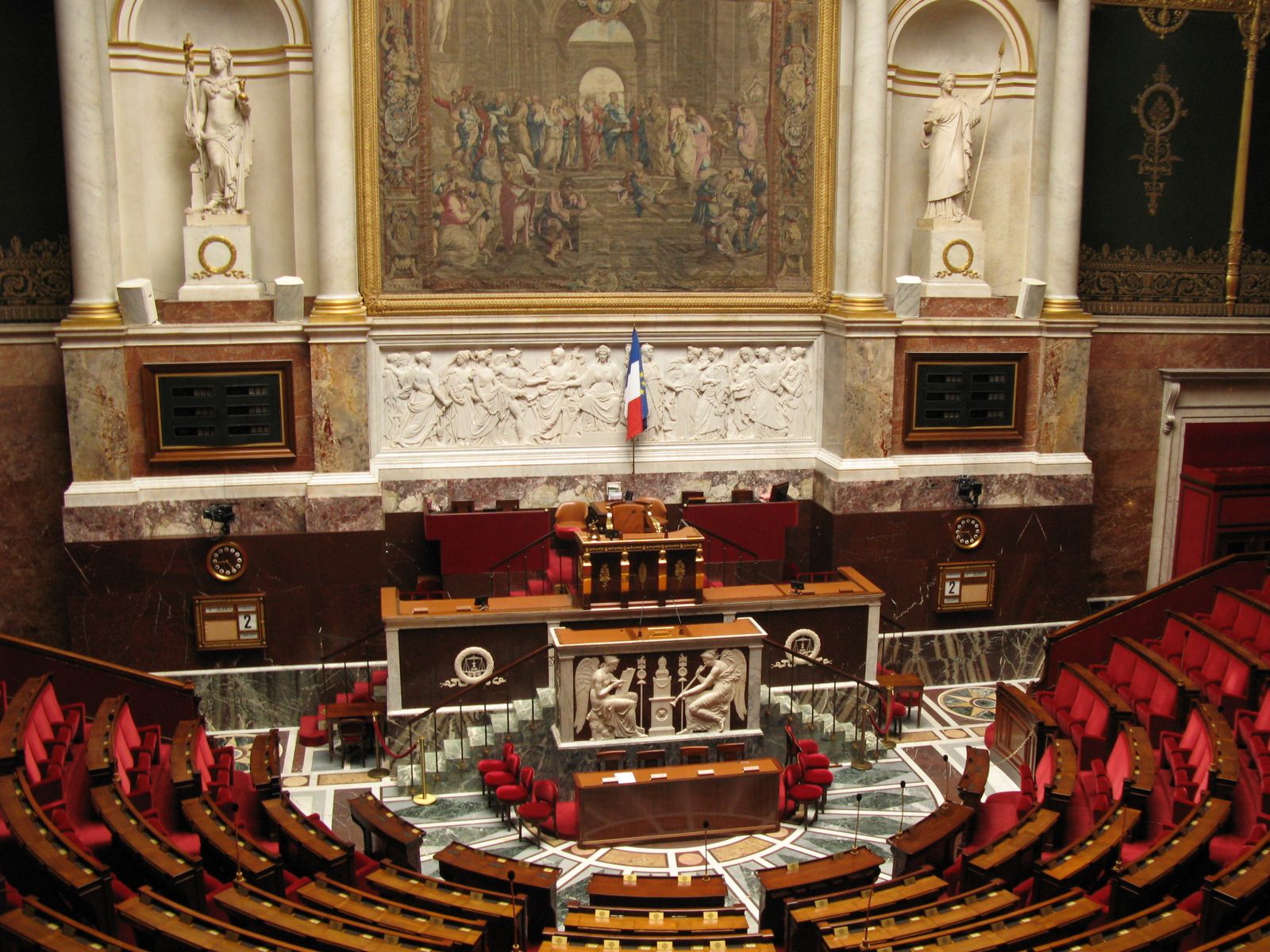 Hemicycle de l Assemblee nationale francaise